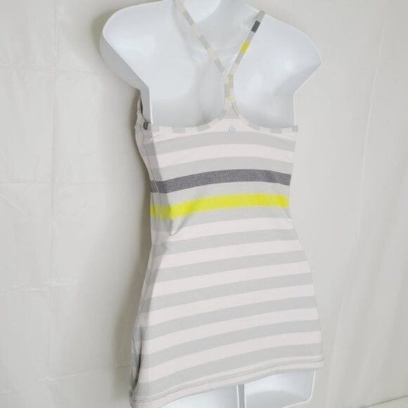 Lululemon Power Y Tank - Jet Stripe Silver Spoon - Picture 4 of 6